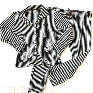 Donna Karan New York Striped Pajama Set